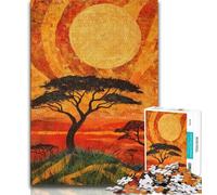 1000 Piece Jigsaw Puzzles for Adults Gifts African Grasslands Teenager Puzzles,Educational Games DIY Toys Great Gifts And Toys (size 75x50cm)