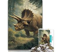 1000 Piece Jigsaw Puzzles for Adults Gifts Ancient Dinosaurs 1000 Pieces for Teenagers,Educational Games DIY Toys Great Gifts And Toys 75x50cm