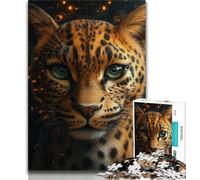 1000 Piece Jigsaw Puzzles for Adults Gifts Animal Leopard,Decompressing Intellectual Educational Toy Birthday Present,Gifts 50x75cm