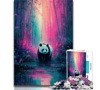 1000 Piece Jigsaw Puzzles for Adults Gifts Animal Panda,Decompressing Intellectual Educational Toy Birthday Present,Gifts 38x26cm