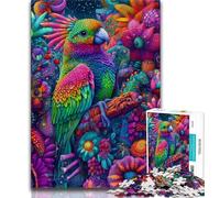 1000 Piece Jigsaw Puzzles for Adults Gifts Animal Parrot,Help The Brain Exercise Addictive Toys to Cultivate Patience Artists Collection,Fine Art 75x50cm