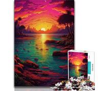 1000 Piece Jigsaw Puzzles for Adults Gifts Anime Art Landscape Adult Puzzles,Educational Stress Relief Toy Great Gifts And Toys (size 75x50cm)