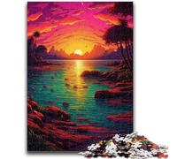 1000 Piece Jigsaw Puzzles for Adults Gifts Anime Art Landscape for Age 14 Years And over Decompressing Intellectual Educational Toy Great Gift 50x75cm