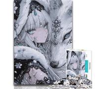 1000 Piece Jigsaw Puzzles for Adults Gifts Anime Demon Girl,Decompressing Intellectual Educational Toy Birthday Present,Gifts 50x75cm
