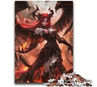 1000 Piece Jigsaw Puzzles for Adults Gifts Anime Demon Girl Educational Games Home Decoration Educational Game for Birthday, Chrismas 26x38cm