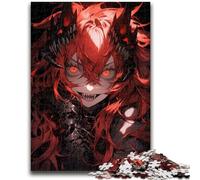 1000 Piece Jigsaw Puzzles for Adults Gifts Anime Demon Girl Stress Reliever Staycation Kill Time Wishlist with Santa Claus 50x75cm