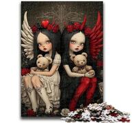 1000 Piece Jigsaw Puzzles for Adults Gifts Anime Evil Girl Adult Puzzles,Fun Present & Activity for Home,Toy for Rainy Days (50x75cm)