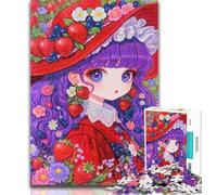 1000 Piece Jigsaw Puzzles for Adults Gifts Anime Girl Teenager Jigsaw,Artistic Wall Decor & Birthday Gift Idea for Friends, Home Office 50x75cm