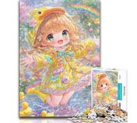 1000 Piece Jigsaw Puzzles for Adults Gifts Anime Girl Teenager Puzzles,Family Entertainment Toys with Matching Poster And Trivia Sheet 38x26cm