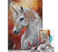 1000 Piece Jigsaw Puzzles for Adults Gifts Art Unicorn Teenager Jigsaw,Artistic Wall Decor & Birthday Gift Idea for Friends, Home Office 26x38cm