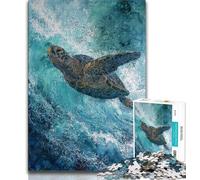 1000 Piece Jigsaw Puzzles for Adults Gifts Artistic Hot Air Balloon Puzzles for Teenagers,Educational Family Game Suitable for Desktop Decoration (size 75x50cm)