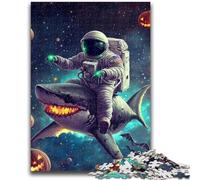 1000 Piece Jigsaw Puzzles for Adults Gifts Astronaut And Shark 1000 Pieces for Teenagers,Educational Games DIY Toys Great Gifts And Toys (38x26cm)