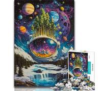 1000 Piece Jigsaw Puzzles for Adults Gifts Astronaut Mountains 1000 Pieces for Teenagers,Challenging Game Gifts for Is Ideal As A Gift for The Whole Family (size 38x26cm)
