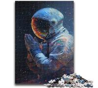 1000 Piece Jigsaw Puzzles for Adults Gifts Astronaut Praying 1000 Pieces for Teenagers,Educational Games DIY Toys Great Gifts And Toys (38x26cm)