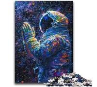 1000 Piece Jigsaw Puzzles for Adults Gifts Astronaut Praying Adult Jigsaw,Fun Present & Activity for Home,Toy for Rainy Days (38x26cm)