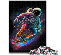 1000 Piece Jigsaw Puzzles for Adults Gifts Astronaut Skating in Space for And from 14 Years And over Play Toys Because It Is Ideal As A Gift for The Whole Family 50x75cm