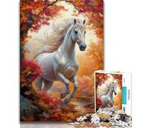 1000 Piece Jigsaw Puzzles for Adults Gifts Autumn Unicorn Puzzles for Adults,Perfect for Game Nights, Colorful Toy for Home Gift (size 75x50cm)