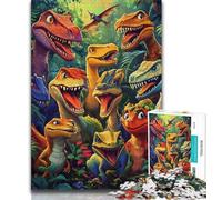 1000 Piece Jigsaw Puzzles for Adults Gifts Baby Dinosaur,for Educational Game Challenge Toy Artists Collection,Fine Art (38x26cm)
