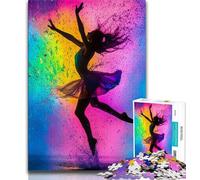 1000 Piece Jigsaw Puzzles for Adults Gifts Ballet Dancer Oil Painting,Help The Brain Exercise Addictive Toys to Cultivate Patience Enhance Memory 75x50cm