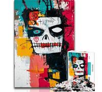 1000 Piece Jigsaw Puzzles for Adults Gifts Basquiat Style Teenager Puzzles,Family Educational Games Home Decoration Gift (size 75x50cm)