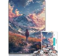 1000 Piece Jigsaw Puzzles for Adults Gifts Beautiful Mountain Flowers Teenager Puzzles,Family Educational Games Home Decoration Gift (size 38x26cm)