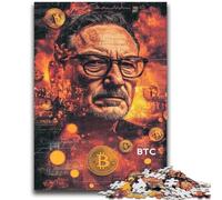1000 Piece Jigsaw Puzzles for Adults Gifts Bitcoin for And from 14 Years And over Play Toys Because It Is Ideal As A Gift for The Whole Family 50x75cm