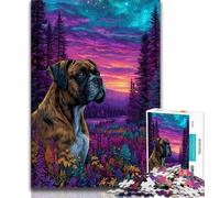 1000 Piece Jigsaw Puzzles for Adults Gifts Boxer Dog Adult Jigsaw,Quiz Game for Is Ideal As A Gift for The Whole Family (size 75x50cm)