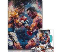 1000 Piece Jigsaw Puzzles for Adults Gifts Boxer,Learning Educational Toys Family Games Suitable for Desktop Decoration 50x75cm