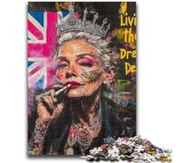 1000 Piece Jigsaw Puzzles for Adults Gifts British Women Adult Puzzles,Fun Present & Activity for Home,Toy for Rainy Days (50x75cm)