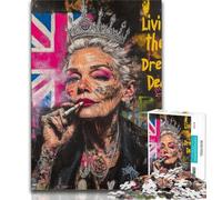 1000 Piece Jigsaw Puzzles for Adults Gifts British Women,Decompressing Intellectual Educational Toy Birthday Present,Gifts 38x26cm