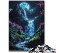 1000 Piece Jigsaw Puzzles for Adults Gifts Cherry Blossom Waterfall Teenager Jigsaw,Artistic Wall Decor & Birthday Gift Idea for Friends, Home Office (50x75cm)