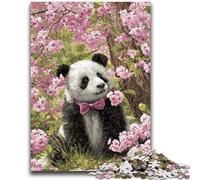 1000 Piece Jigsaw Puzzles for Adults Gifts Cherry Blossoms Panda Adult Puzzles,Fun Present & Activity for Home,Toy for Rainy Days (50x75cm)