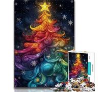 1000 Piece Jigsaw Puzzles for Adults Gifts Christmas Tree Teenager Puzzles,Artistic Wall Decor & Birthday Gift Idea for Friends, Home Office (size 38x26cm)
