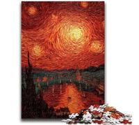 1000 Piece Jigsaw Puzzles for Adults Gifts City Under The Night Sky Adult Jigsaw,Challenging Game Gifts for Is Ideal As A Gift for The Whole Family (38x26cm)