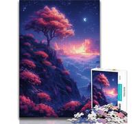 1000 Piece Jigsaw Puzzles for Adults Gifts Clouds And Flowers in The Mountains Teenager Puzzles,Artistic Wall Decor & Birthday Gift Idea for Friends, Home Office (size 38x26cm)