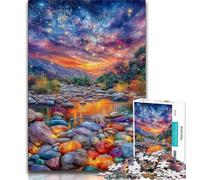 1000 Piece Jigsaw Puzzles for Adults Gifts Colored Pebbles 1000 Pieces for Teenagers,Educational Games DIY Toys Great Gifts And Toys 26x38cm