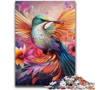 1000 Piece Jigsaw Puzzles for Adults Gifts Colorful Art Hummingbird 1000 Pieces for Adults,family Fun Games Is Ideal As A Gift for The Whole Family (50x75cm)