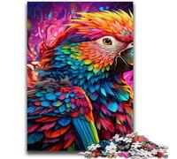 1000 Piece Jigsaw Puzzles for Adults Gifts Colorful Art Parrot 1000 Pieces for Adults,family Fun Games Is Ideal As A Gift for The Whole Family (26x38cm)