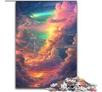 1000 Piece Jigsaw Puzzles for Adults Gifts Colorful Clouds, for 14+ Challenging Game As A Gift for The Whole Family And Friends (Size 50x75cm)
