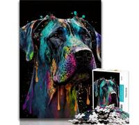 1000 Piece Jigsaw Puzzles for Adults Gifts Colourful Beagle Puzzles for Teenagers,Educational Family Game Suitable for Desktop Decoration (size 75x50cm)