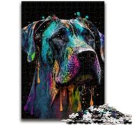 1000 Piece Jigsaw Puzzles for Adults Gifts Colourful Beagle Teenager Jigsaw,Artistic Wall Decor & Birthday Gift Idea for Friends, Home Office (50x75cm)
