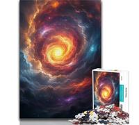 1000 Piece Jigsaw Puzzles for Adults Gifts Colourful Black Hole 1000 Pieces for Adults,is Ideal As Gifts for The Whole Family for Age 14 26x38cm
