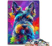 1000 Piece Jigsaw Puzzles for Adults Gifts Colourful Dogs Artistic Wall Decor & Birthday Gift Idea for Friends, Home Office 50x75cm