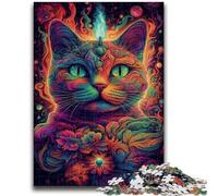 1000 Piece Jigsaw Puzzles for Adults Gifts Colourful Space Cats for And from 14 Years And over Play Toys Because It Is Ideal As A Gift for The Whole Family 50x75cm