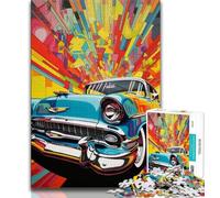 1000 Piece Jigsaw Puzzles for Adults Gifts Cool Colourful Sports Cars Puzzles for Adults,Unique Birthday And Gifts for And Age 14 Years Up 26x38cm