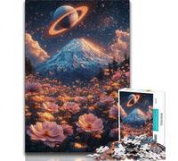 1000 Piece Jigsaw Puzzles for Adults Gifts Cosmic Landscape Teenager Puzzles,Family Educational Games Home Decoration Gift (size 75x50cm)