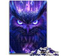 1000 Piece Jigsaw Puzzles for Adults Gifts Cosmic Owl Adult Puzzles,Staycation Kill Time with Fully Interlocking Randomly Shaped Pieces (50x75cm)