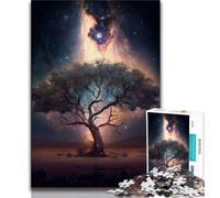 1000 Piece Jigsaw Puzzles for Adults Gifts Cosmic Tree of Life Puzzles for Adults,Perfect for Game Nights, Colorful Toy for Home Gift (size 75x50cm)