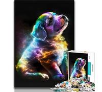 1000 Piece Jigsaw Puzzles for Adults Gifts Cute Galaxy Puppy 1000 Pieces for Adults,family Fun Games Is Ideal As A Gift for The Whole Family 38x26cm