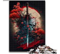 1000 Piece Jigsaw Puzzles for Adults Gifts Deadly Blade, for Educational Game Challenge Toy Enhance Memory for Age 14 (Size 26x38cm)